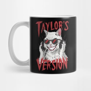 death metal taylors cat version Mug